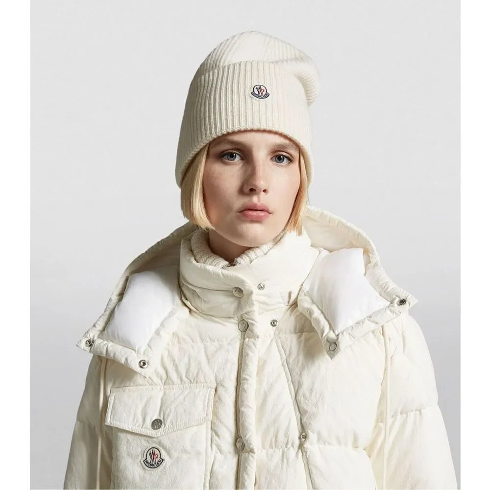 ✨MONCLER Karakorum Heather Grey Beanie✨ - Picture 3 of 5